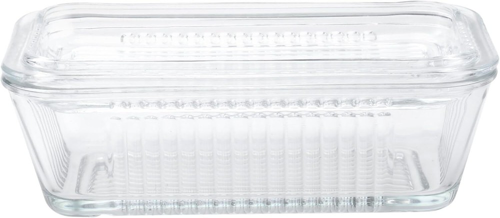 Multi Function Butter Dish, 6-Inch, Clear