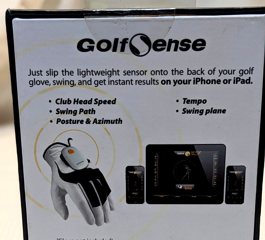 Golf Precise motion sensor correct your swing, analyzes records easy to use 3D