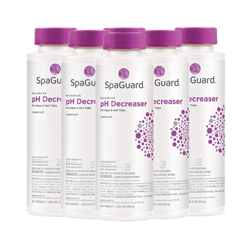 SpaGuard pH Decreaser - 22 oz (6 Pack)