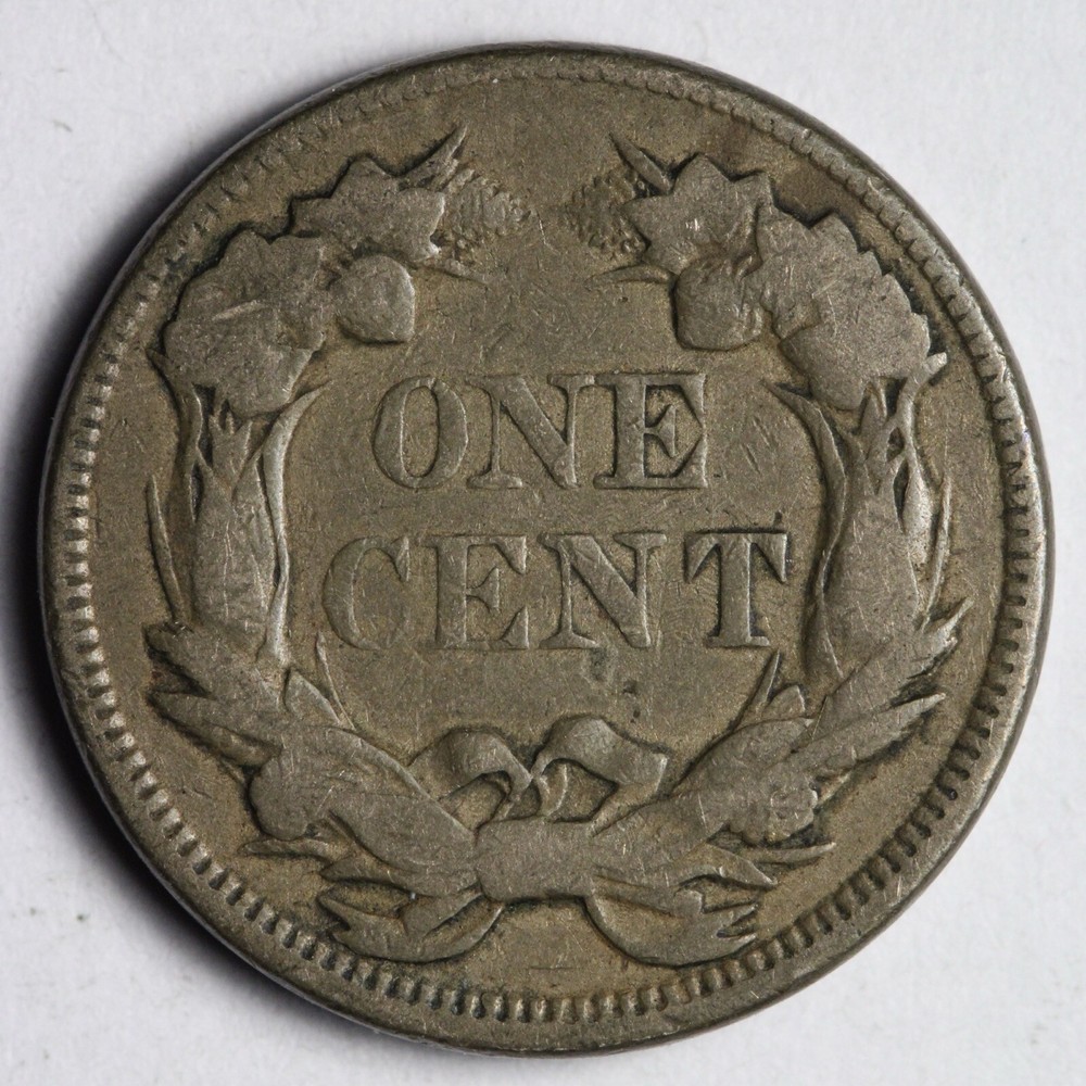 1857 Flying Eagle Cent Penny FINE+/VF E132 SWEB