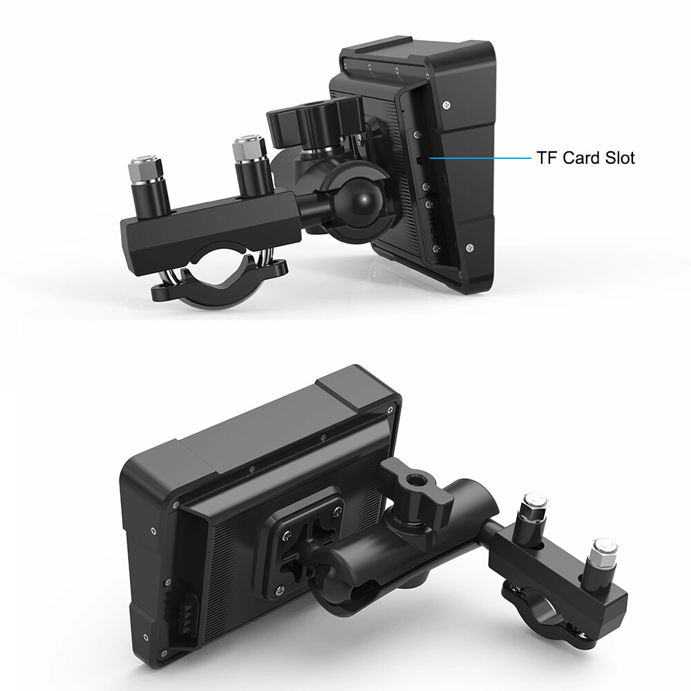 5Inch Linux System Motorcycle Navigator Buildin Carplay&Android Auto WaterProof