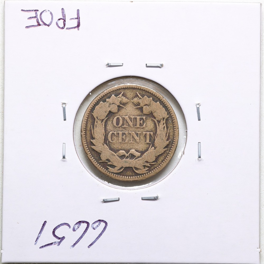 1858 Large Letters 1C Flying Eagle Cent in Good Condition #6651
