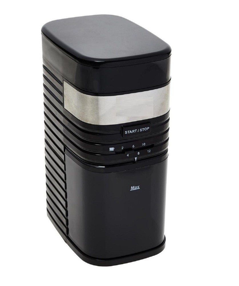 12 Cup Burr Mill Coffee Grinder Black