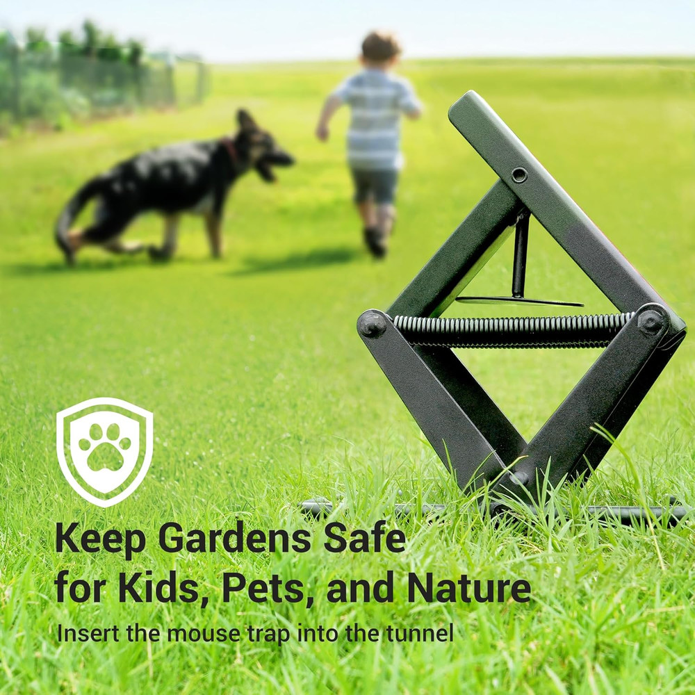 Mole Traps That Kill Best 2 Pack Scissor Mole Trap...