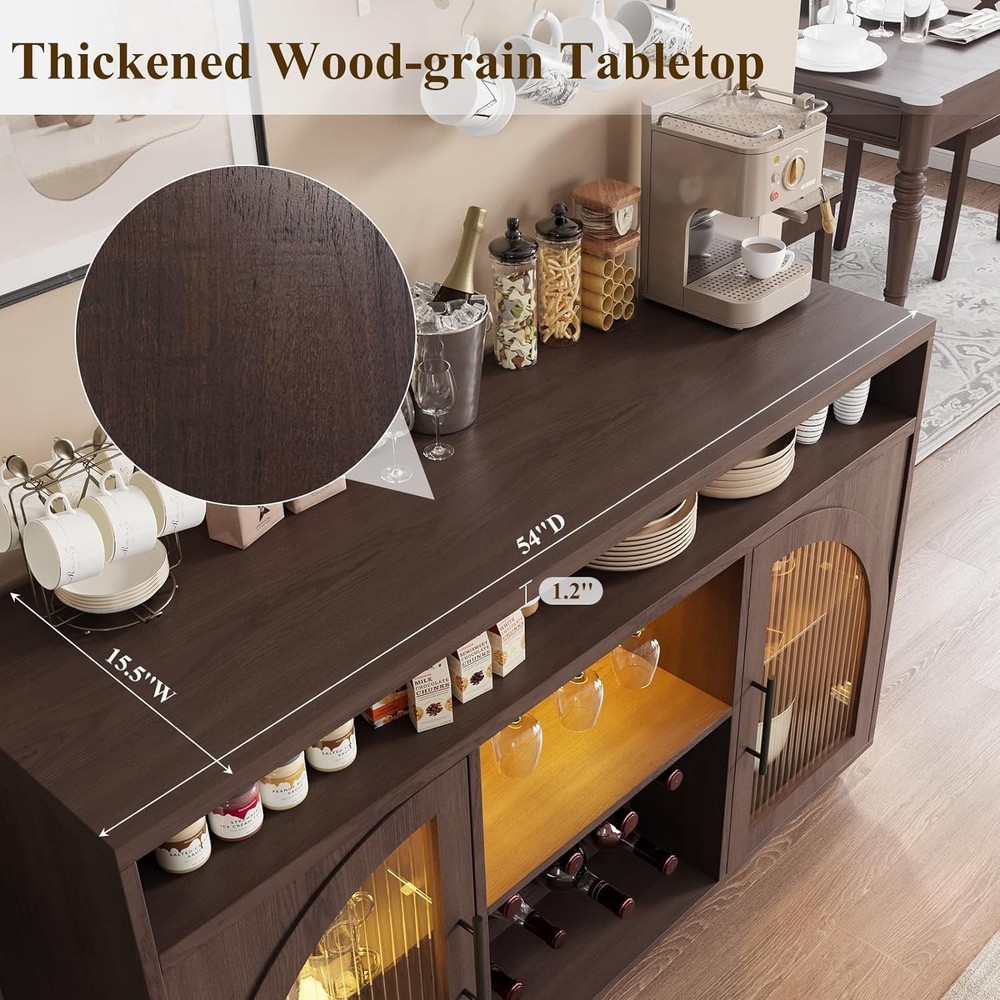 Buffet, Kitchen Cabinet, Wine Cabinet and Table for Dining Room, Kitchen