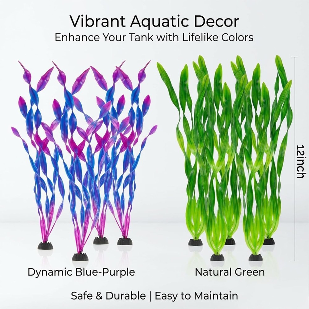 Artificial aquarium plants decoration set