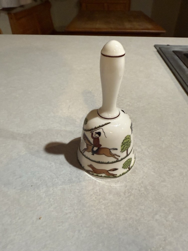 Colbert Hunting Scene Bone China Bell