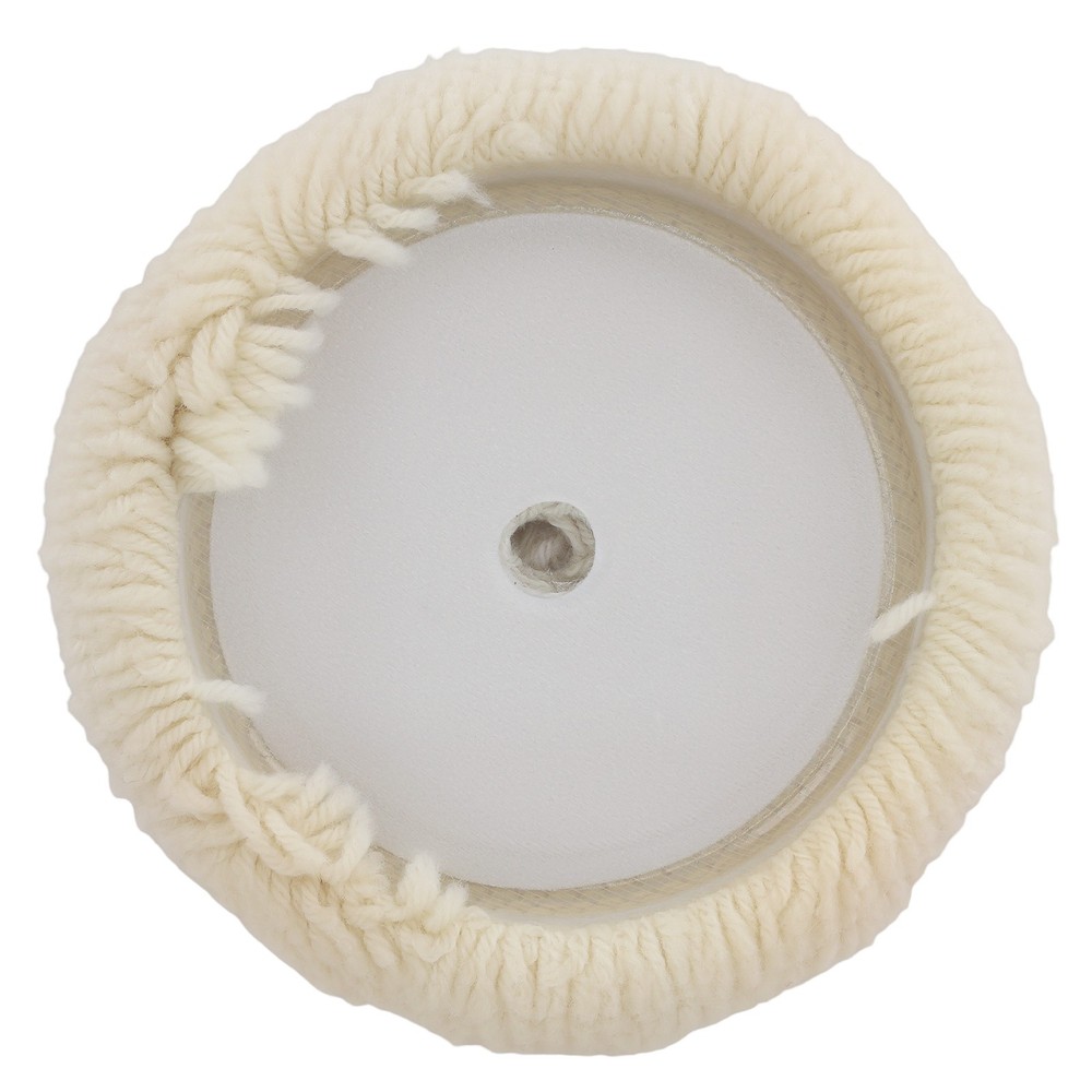7" Hook Loop Wool Compound Bonnet Car Polishing Pad Polisher Buffer