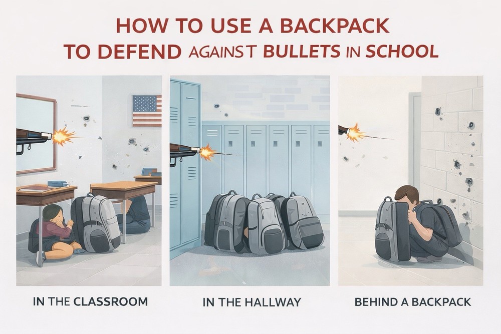 Bulletproof Body Armor Backpack Shield FlexGuard™ IIIA Soft 11x14