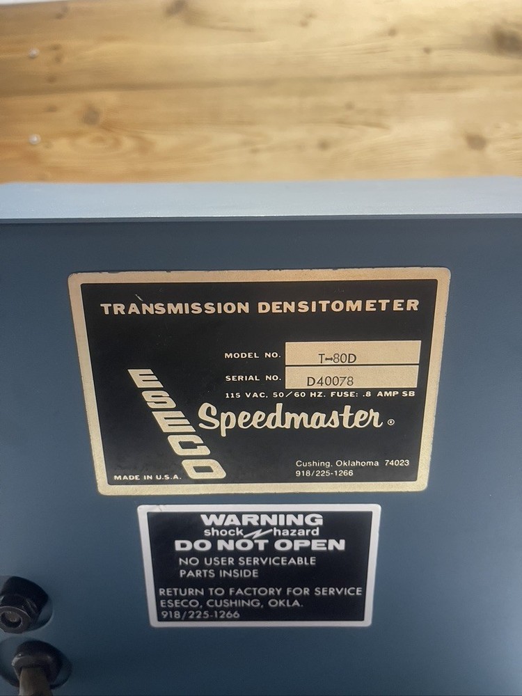Transmission Densitometer T-80D Eseco Speedmaster