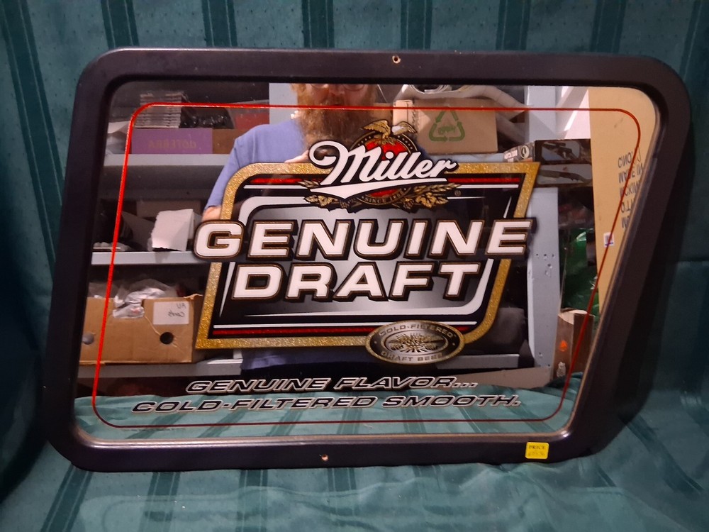 2004 Miller Genuine Draft Mirror 26" X 14"  WP536