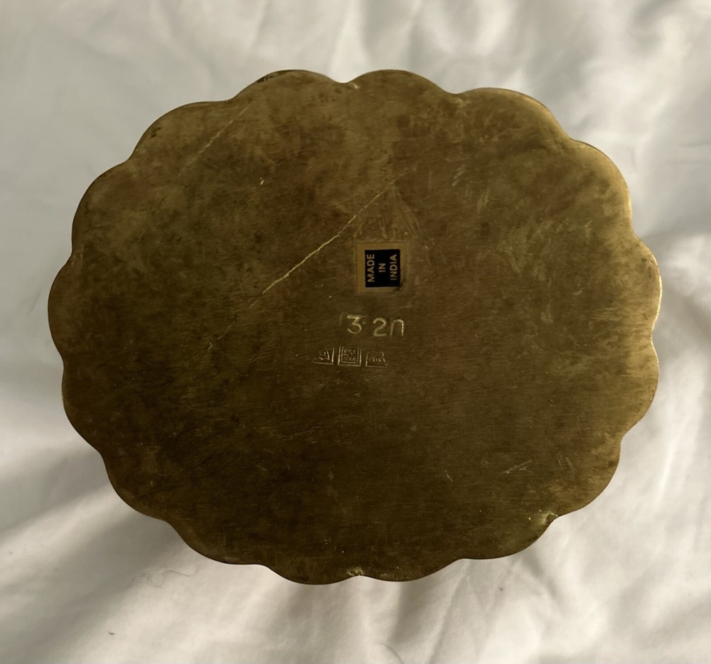 Antique Brass Tea Caddy