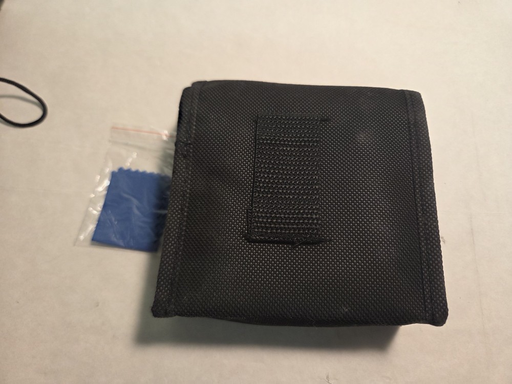 Emerson Gray Black Compact Foldable Lightweight Vision Zoom Binoculars with Case