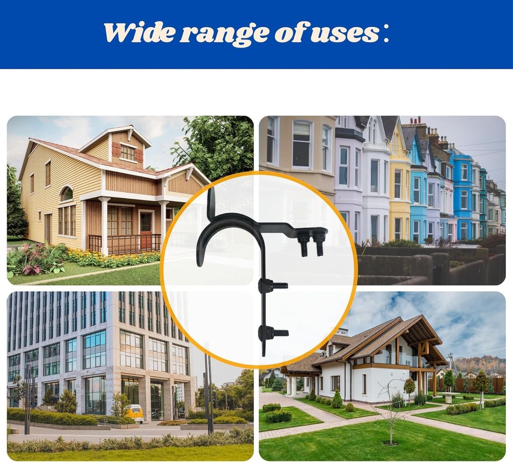 Mailbox Latch and Handle Kit, Thickened Replacement Set Black