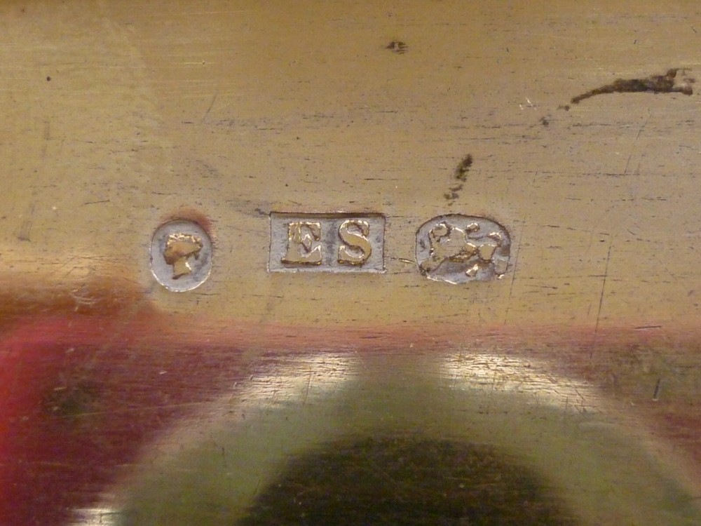 Antique Silver Snuff Box, Birmingham 1852 Edward Smith