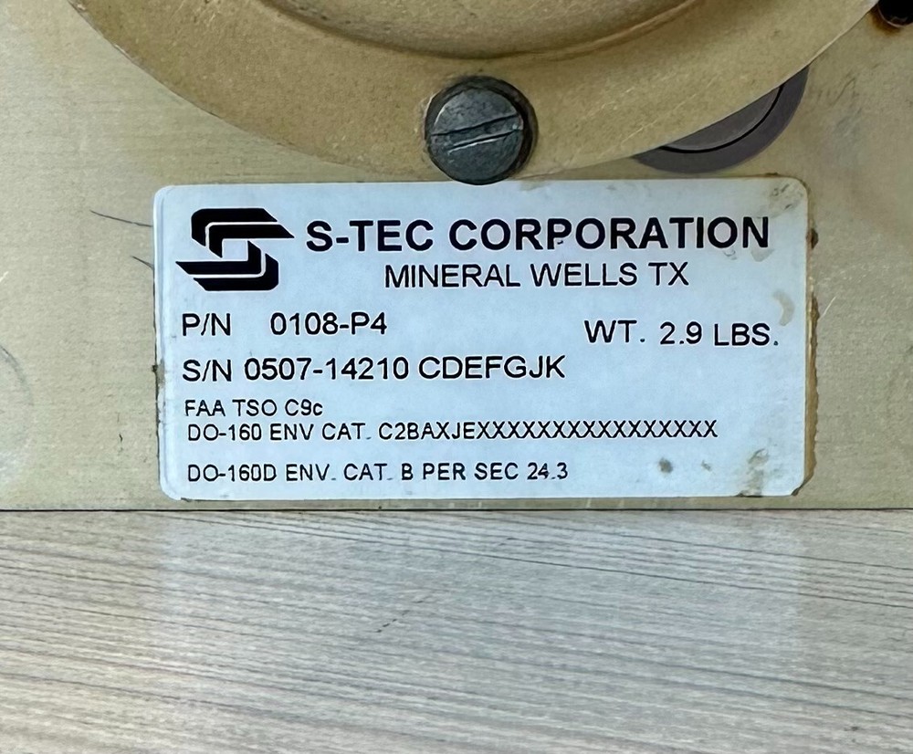 S-Tec 0108-P4 Pitch Servo