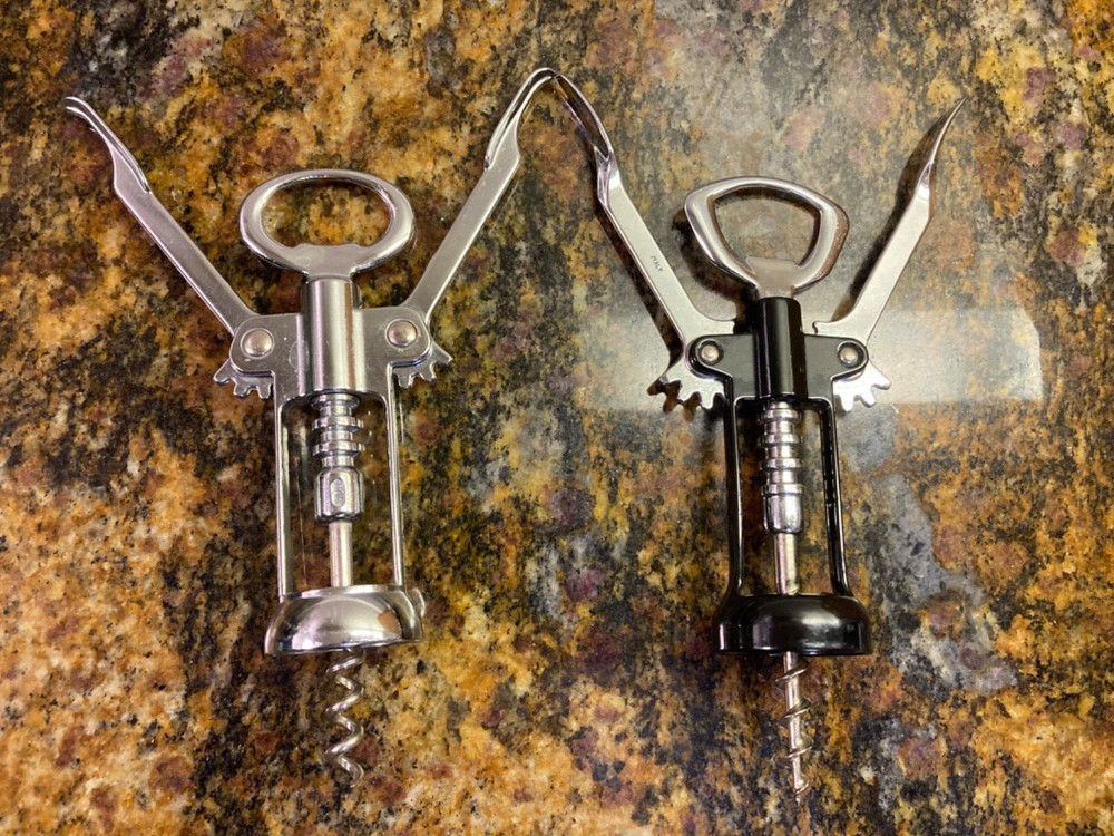 2 Corkscrews Wing Wine Openers
