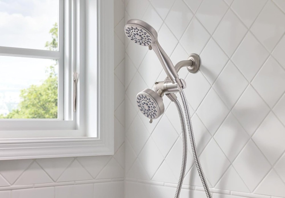 Moen Ignite Brushed Nickel Five-Function 3-3/4" Diameter 5-Function Shower Spray