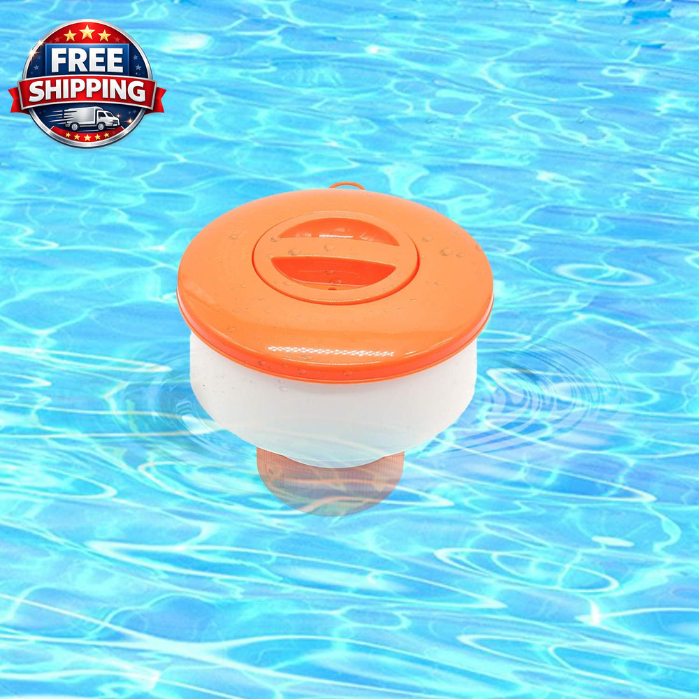 Pool Chlorine Floater, 7" Diameter Floatation Device Can Accommodate 3" Tablet C