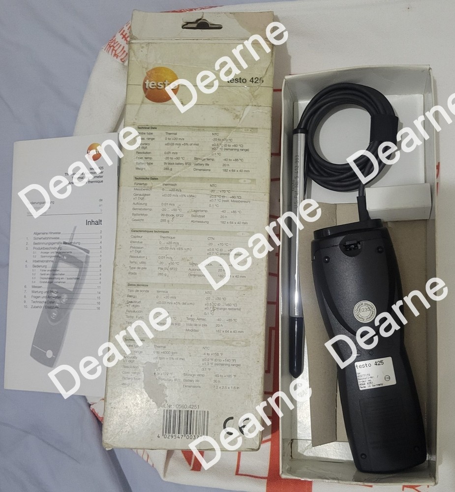 Testo 425 anemometer