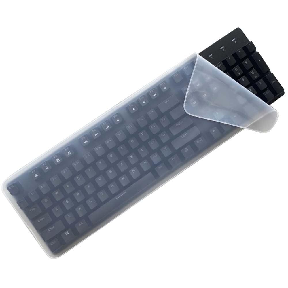 Clear Desktop Computer Keyboard Protector Cover for PC 104/107 Keys