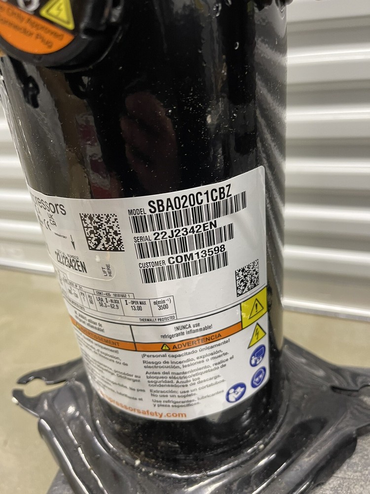 Alliance Scroll compressor (SBA020C1CBZ)