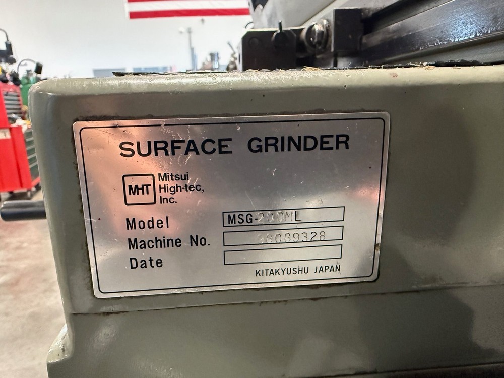 MITSUI #MSG-200 6 x 12” Precision Surface Grinder 1998’ #7693