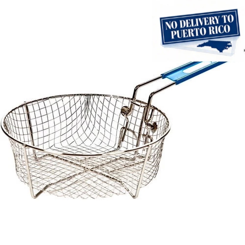8FB2 Fry Basket for 5 Quart Dutch Oven Folding Handle Drain Hook