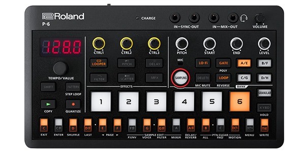 Roland P-6 Compact Creative Sampler from JAPAN Tested
