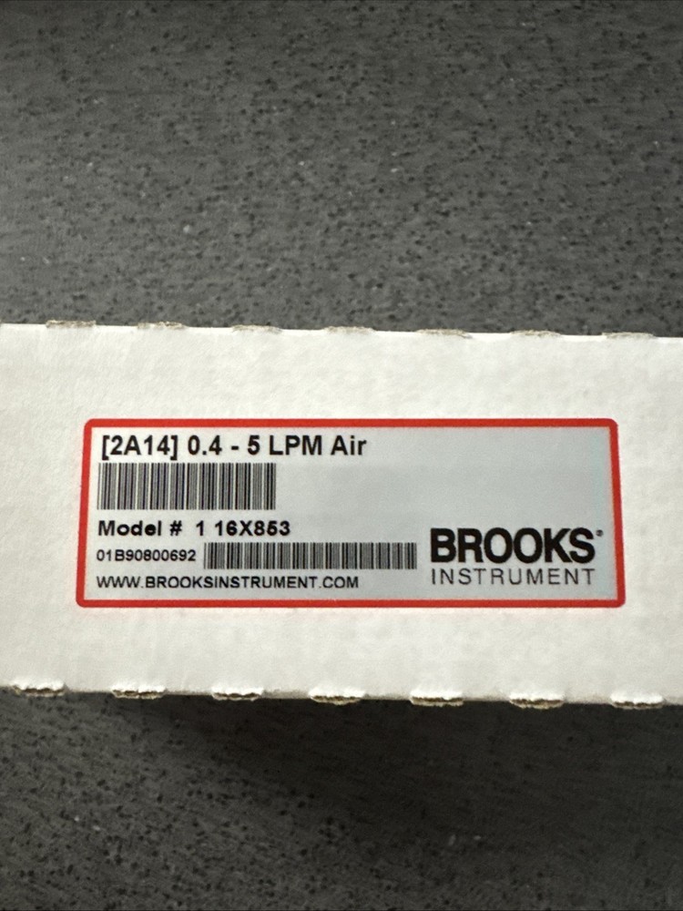 Brooks Instruments 1 16X853 Air Flow Meter
