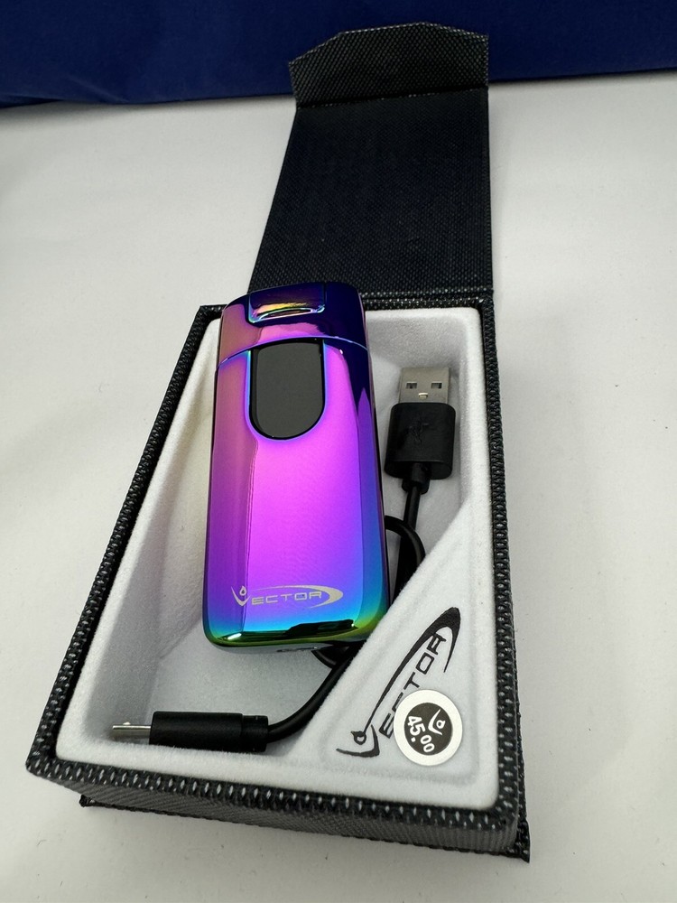 Vector ELECTRON - Arc "Flame" Sensor Ignition Cigar Lighter - Prizm - New
