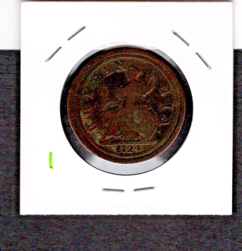 1724- Britain- Half Penny