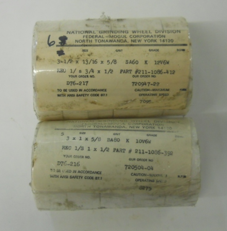 NATIONAL GRINDING WHEELS ASSORTED LOT