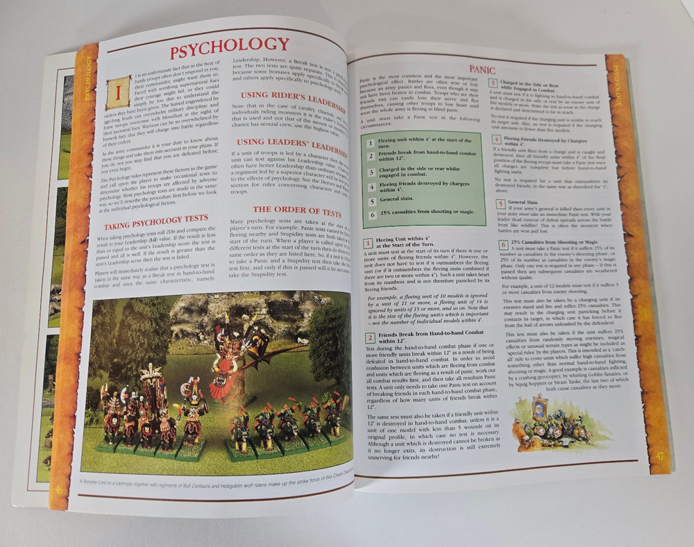 Warhammer Box Set Rulebooks only 5th Edition Games Workshop Warhammer Fantasy