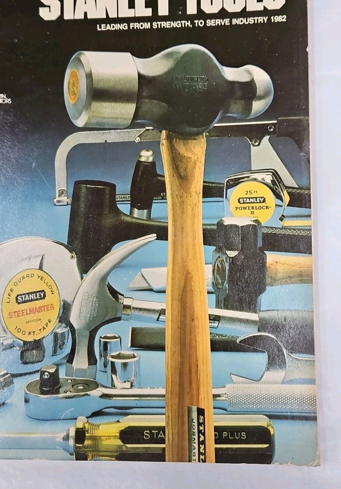 1982 Stanley Tools Catalog 11" x 8-1/2"