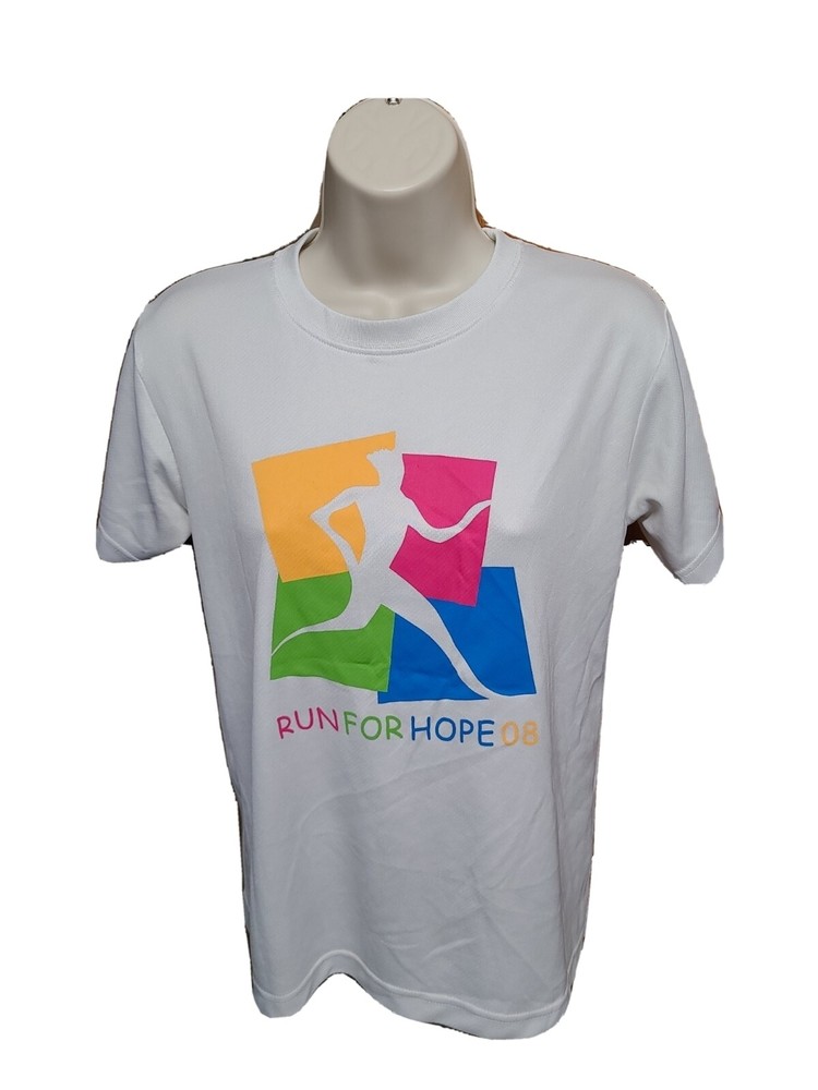 2008 Run for Hope Womens Medium White Jersey