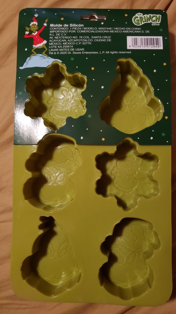 new the grinch silicone molds