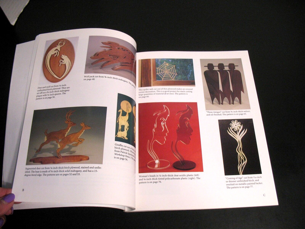 ARTISTIC SCROLL SAW PATTERNS & PROJECTS WOODWORKING SOFTCOVER SPIELMAN KIHL