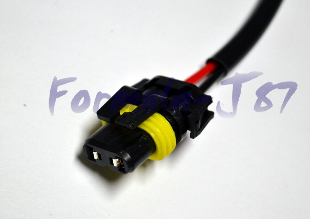 Conversion Wire H11 to 9145 H10 Two Harness Fog Light Bulb Adapter Connector Fit