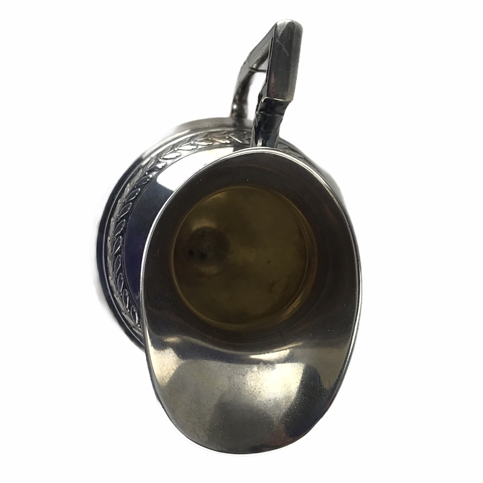 Vintage WMF Germany EP Silverplate Creamer Neoclassical Footed Helmet Shape B7