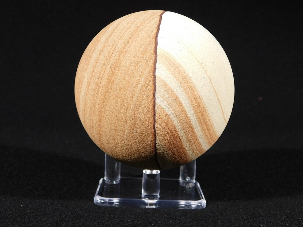 Heavy Duty THREE Post SPHERE Display Stand SMALL Size Clear Acrylic