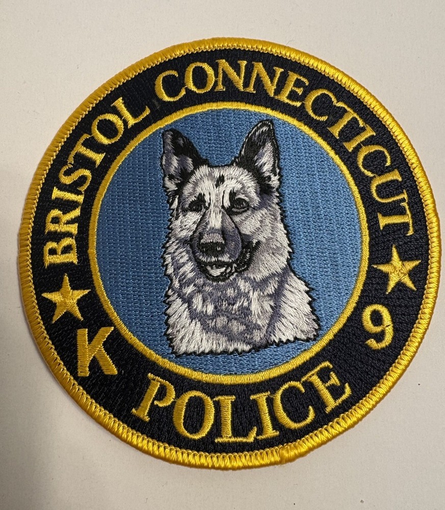 Bristol Connecticut Police K9 Patch