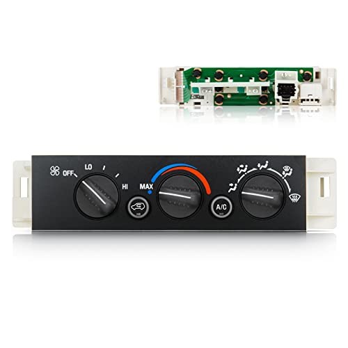 AC Heater Climate Control Module Panel w/o Rear Window Defogger Switch for