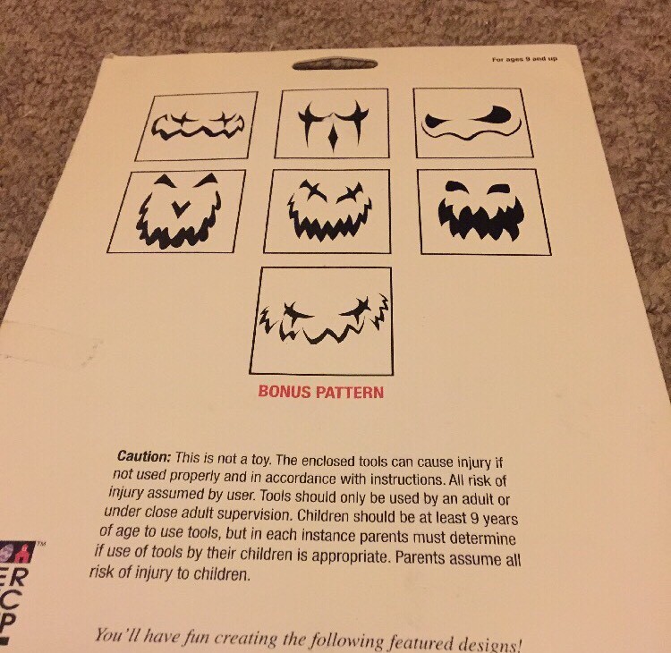 Halloween Killer Pumpkins Pumpkin Carving Kit With Tools & Pattern Book