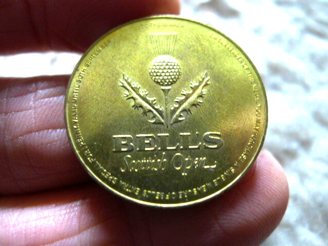 Bells Scotch Whisky Token.. . VGC