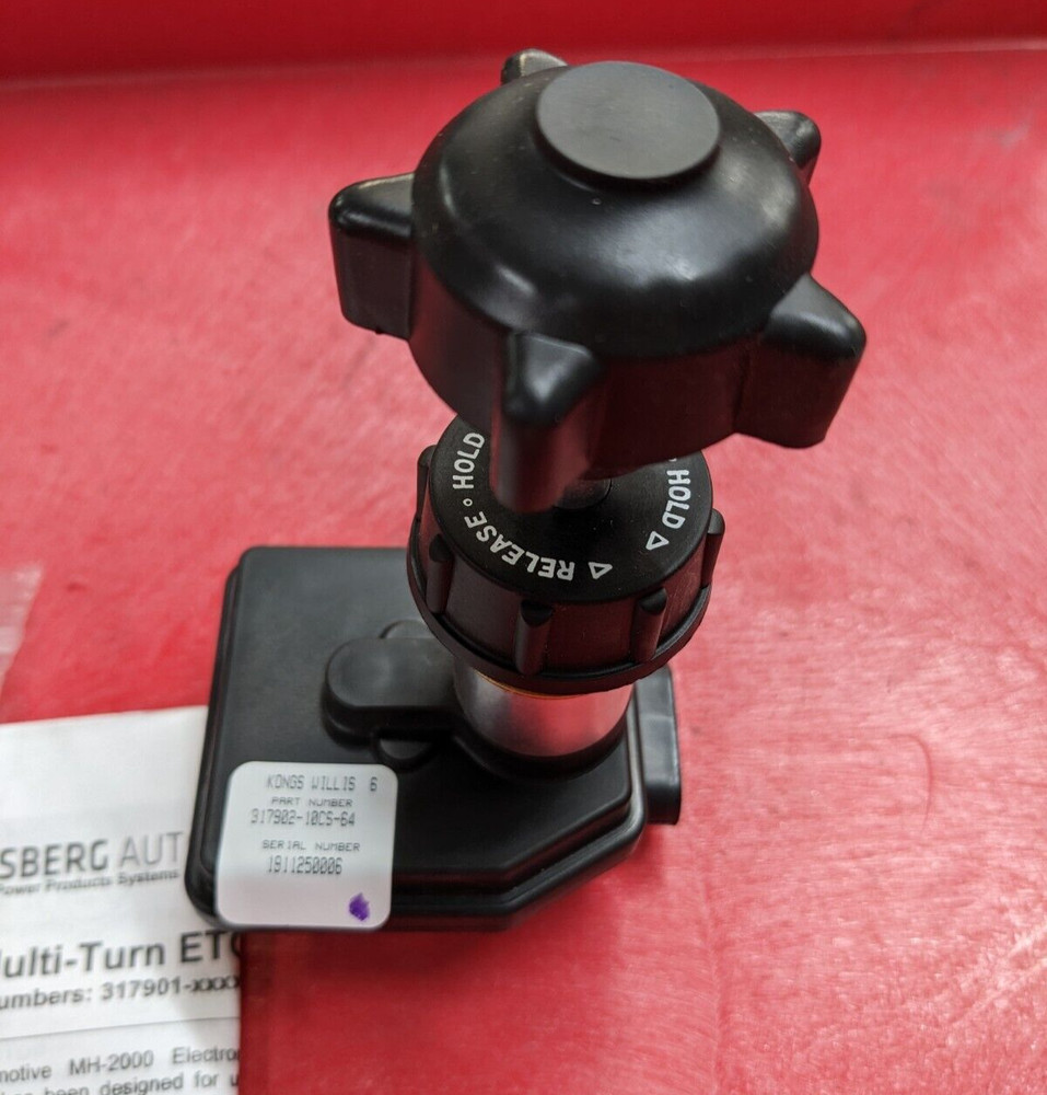 Counter-Clockwise Electronic Hand Throttle Control, Remote Engine Operation