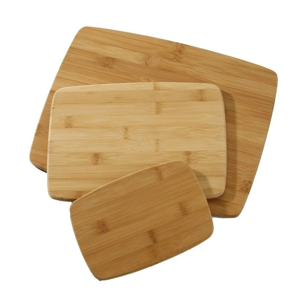 Classic 3-Piece Bamboo Cutting Board Set