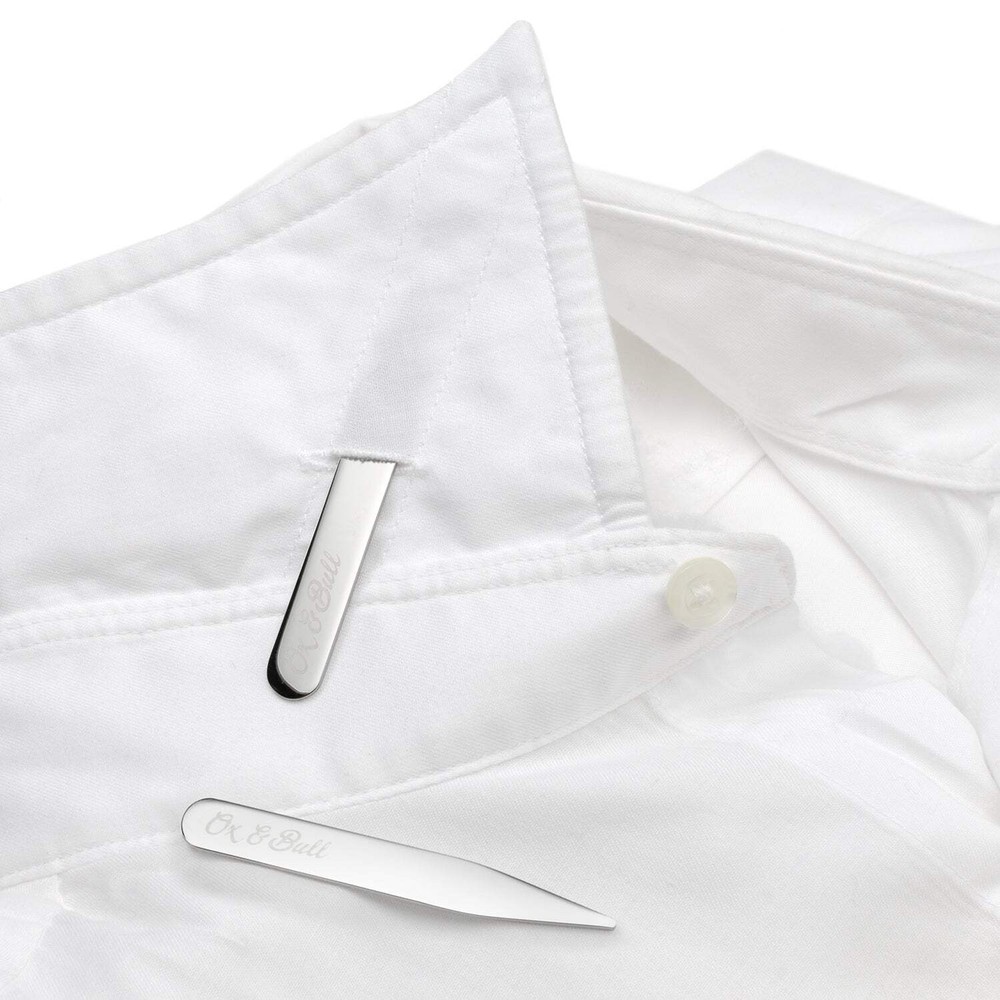 Stainless Steel Engravable Collar Stays