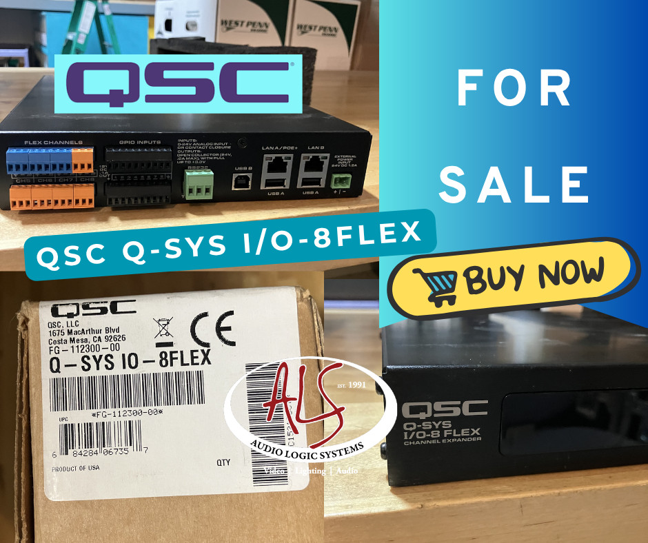 QSC QSYS IO 8 FLEX
