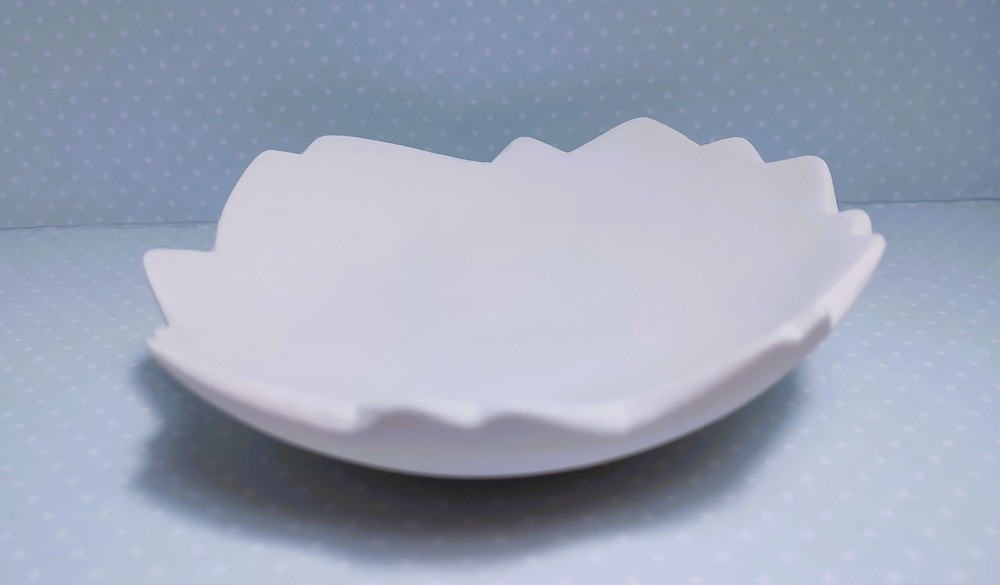 Large Cracked Egg Shell ~ Ceramic Bisque Ready to Paint